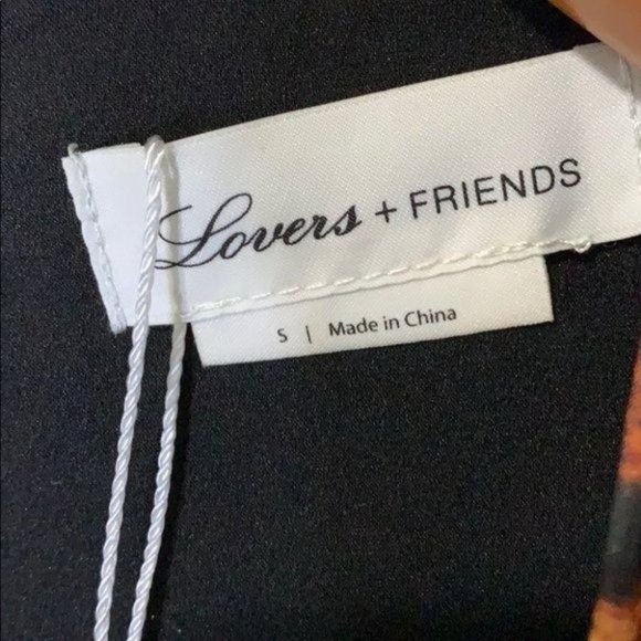 Lovers + Friends Eloise Mini Dress in Jaguar Size Small NWT Lined Deep V-neck - Picture 4 of 6